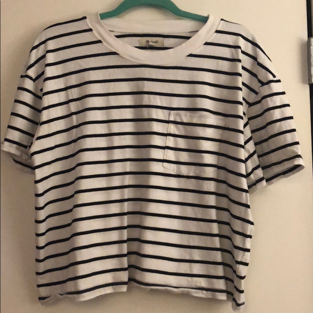 Madewell low crop t shirt